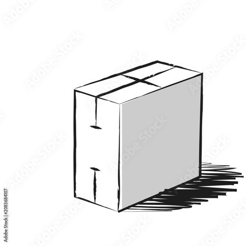 Hand Draw Boxes White
