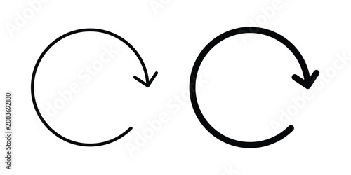 Billede på lærred Rotate right icon