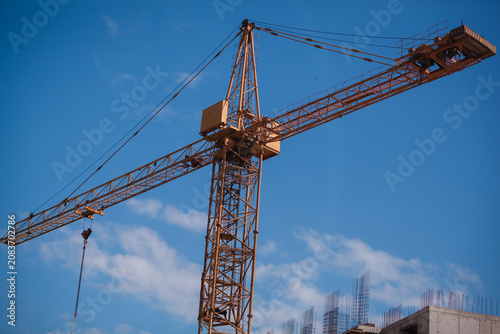 crane on the construction site