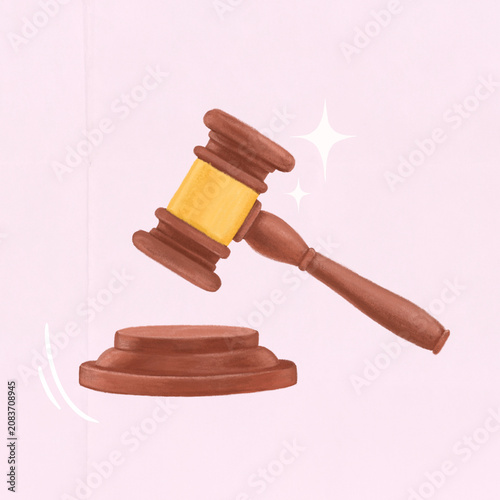 Fotografie Law justice aesthetic illustration background
