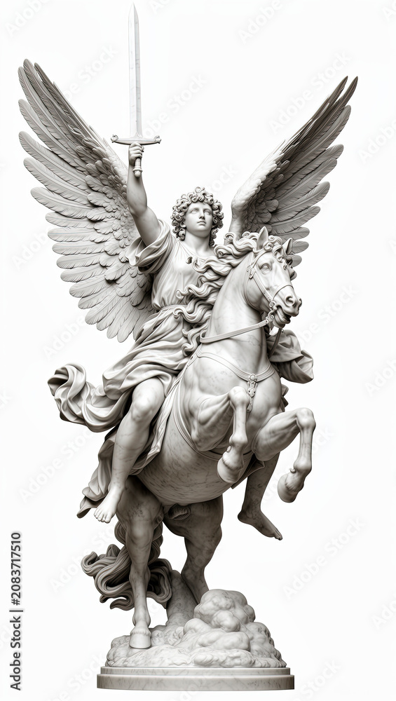 Fototapeta premium estatua, escultura, ángel, gemas, arte, arquitectura, monumento, cielo, antiguas, viejo, canica, religiones, símbolo, historia, antigüedad, europa, fuente, italia, famosa, mujer, figura, turismo
