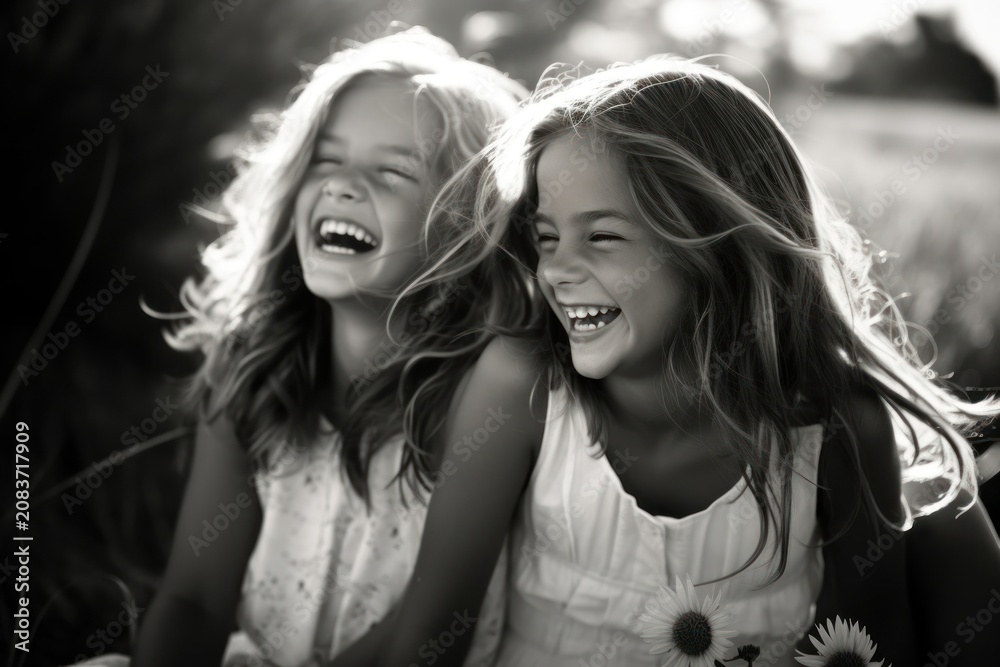 Fototapeta premium Photography laughing portrait child.
