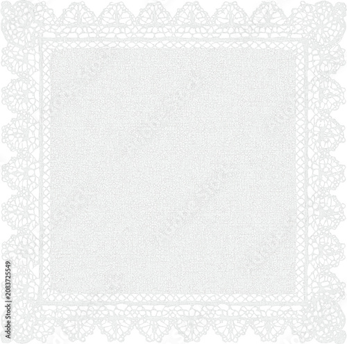 Lacy square frame Lace background Design for background, carpet, wallpaper, clothing, wrapping, Batik, fabric, illustration embroidery