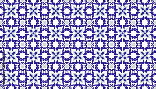 Quadro su tela Abstract Geometric Seamless Pattern with Modern Memphis Shapes in Bright Colors