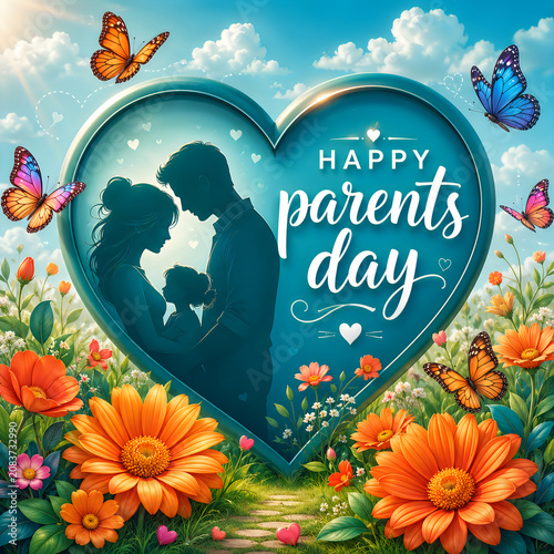 Happy parents day heartfelt wishes for loving family