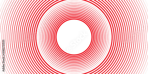 Принти на полотні Create a bold look with a centric circle background featuring vector graphics of sound waves