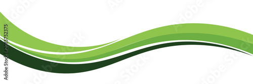 Konstfotografi Abstract green banner background