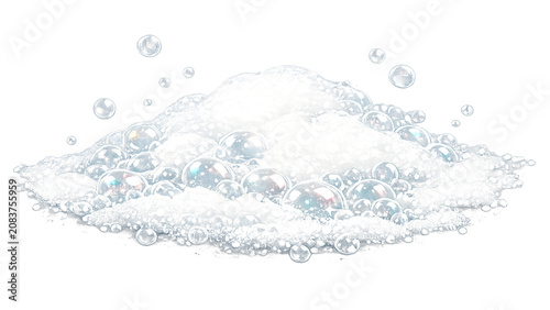 A close-up of granulated sugar, with a foamy texture indicative of it being freshly baked.
