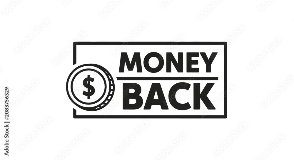 Obraz premium Money Back Refund Guarantee Symbol.