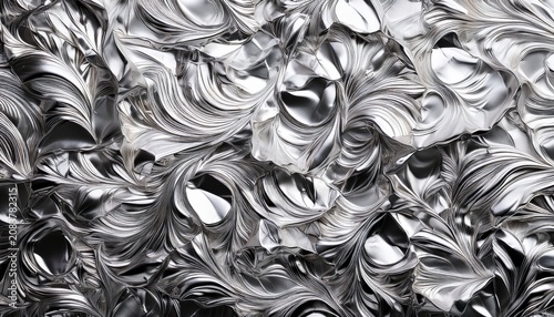 Silver Foil Background