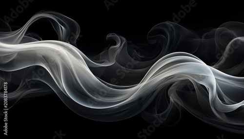Dark Wispy Smoke Element Graphic Resource As Clean Cutout