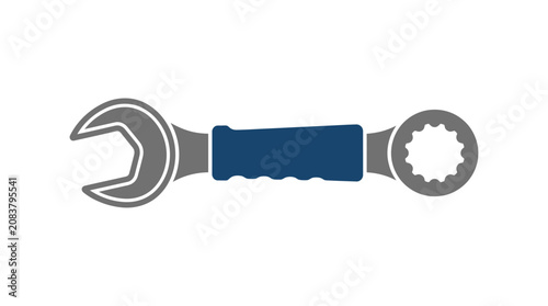 Obraz na plátně Adjustable Wrench Tool for Tightening Bolts.