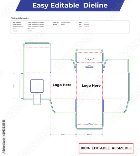square hanging display box dieline template box dieline die lines packaging custom dieline  box cardboard box dieline pizza box dieline printable product packaging layout,