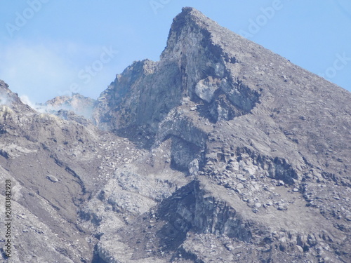 landscape of merapi mountain