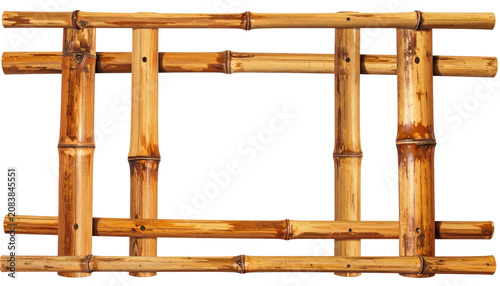 Bamboo Frame Structure for Garden Decor and Functional Use