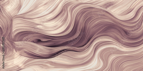 Quadro su tela Abstract Red Silk Wave Background with Flowing Satin Texture Soft Liquid Motion
