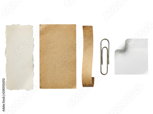 Office supplies on a white background 1.