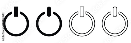 Canvastavla Power icon set