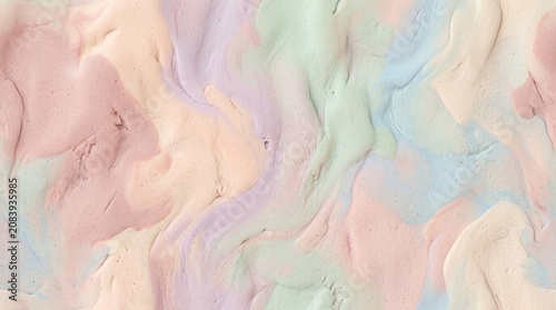 Soft Pastel Clay Swirl Texture Background