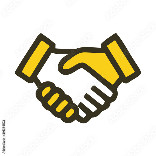 Fotografija Handshake business agreement partnership.