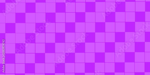 Classic geometric checkered background featuring a seamless plaid pattern with repeating diamonds and squares in shades of vibrant purple, lavender, and pastel violet.