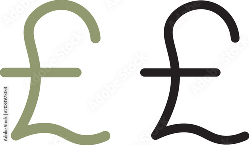Photos Printpound, currency, signs, circular, symbol, finance, white, economy, business