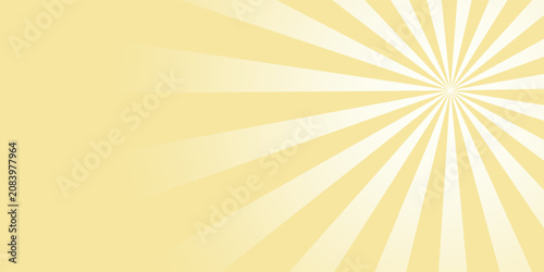 Canvastavla Background with yellow gradient and concentrated lines interspersed with stars
