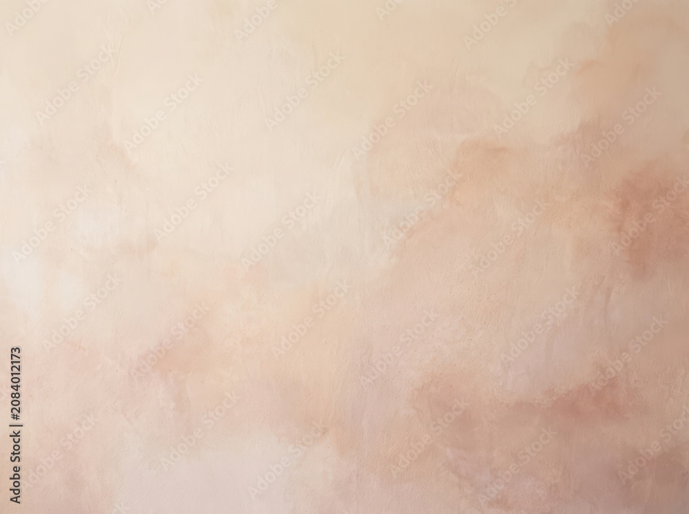 Fototapeta premium Soft textured plaster wall in warm neutral tones with subtle variations for elegant interior design backgrounds