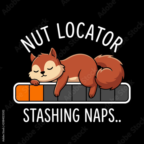 Sleeping Red Fox on Battery.