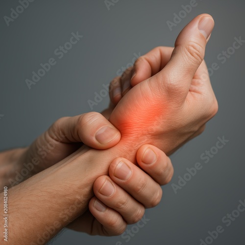 De quervain's tenosynovitis pain in thumb clinical closeup of wrist for effective pain management