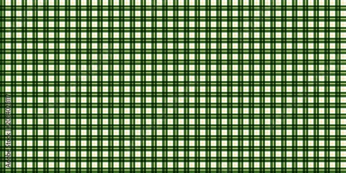 Seamless green, white, and yellow plaid pattern. A clean, geometric textile design featuring intersecting lines, suitable for wallpaper, fabric, wrapping paper, or digital backgrounds.