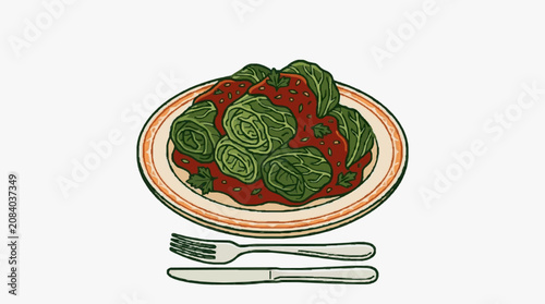 Fresh green leafy vegetables in white bowl on stand.