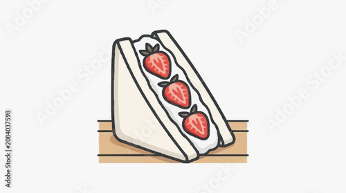 Flat design illustration of a smartphone with heart icons.