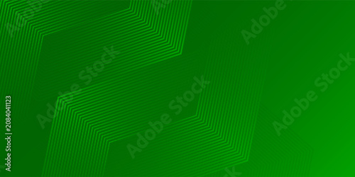 Abstract green hexagon background. Fluid shapes composition simple modern