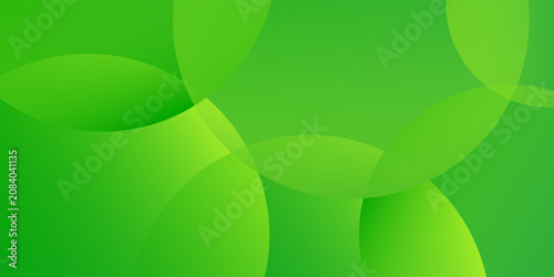 Abstract green circle background. Fluid shapes composition. vector design concept. Decorative web layout or poster, banner simple