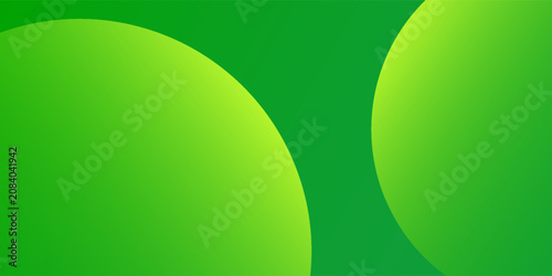 Abstract green circle background. Fluid shapes composition. vector design concept. Decorative web layout or poster, banner simple modern