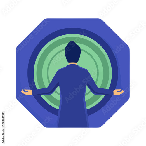 Remote Work Dashboard Illustration