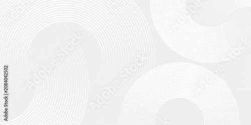 Fotografie Abstract shiny blue circle lines pattern