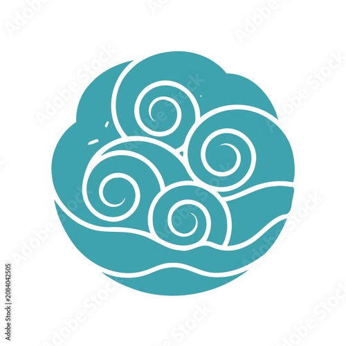 Tide Curl Icon