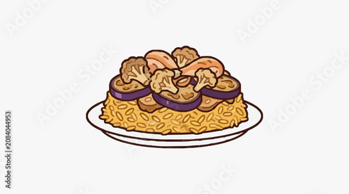 Freshly baked golden brown pretzel loaf on plate.