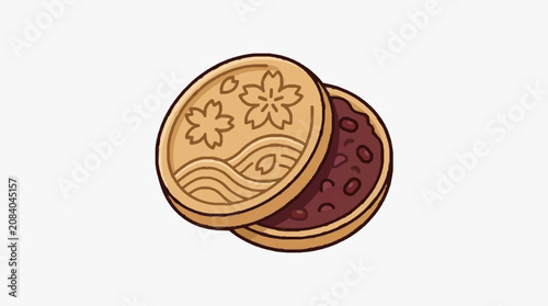 Golden antique coin with intricate design and edge details.