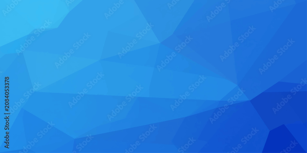 Obraz premium Abstract Blue Geometric Triangle Background with Digital Wave Pattern Smooth Gradient Light Texture Vector Illustration for Futuristic Business Wallpaper Web Template Design