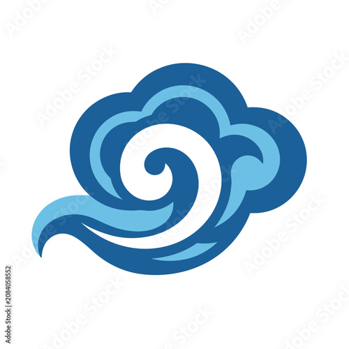 Tide Curl Icon
