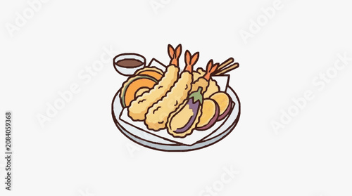 Foto Golden wheat sheaf with decorative wheat stalks illustration.