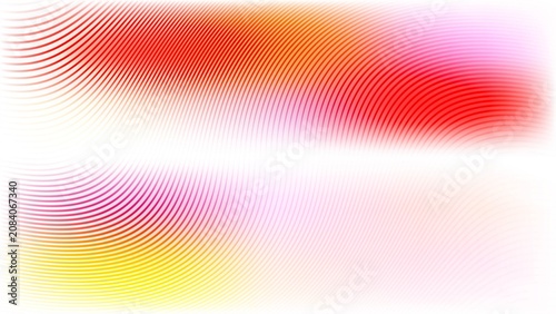 Bild auf Leinwand Abstract colorful fingerprint patterns with vibrant red orange and yellow gradie