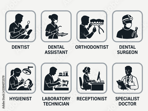 Konstfotografi Dental Medical Healthcare Professionals.