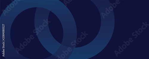 WebAbstract blue glowing geometric lines on dark blue background. Modern shiny blue circle lines pattern. Futuristic technology concept.eps10.