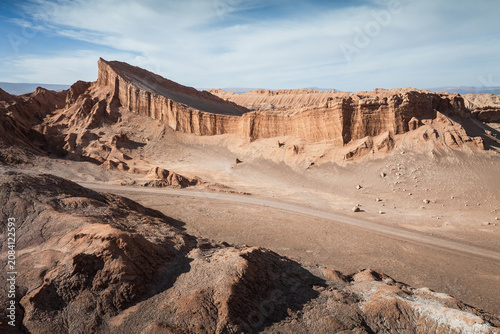 Fotografía Aerial views of the Atacama Desert, Valley of the Moon, and Gobi Desert in Chile