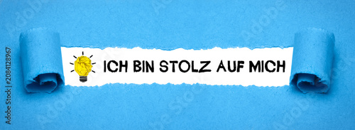 Fotografía Ich bin stolz auf mich