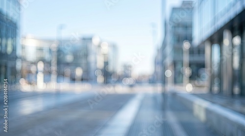 Modern Urban Bokeh Background for Business Design